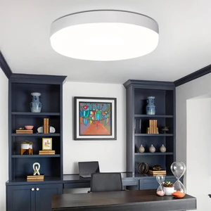 40W IP44 Aluminum Modern Indoor Home Office Ceiling Surface Mounted Round LED Panel Light with 3-Year Warranty