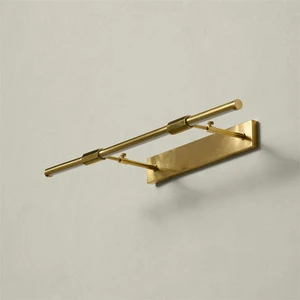 Simple Design Linear Picture Light Wall Sconce Solid Brass Lighting Living Room Bedroom Home Beside Villa Decoration LED Lamp
