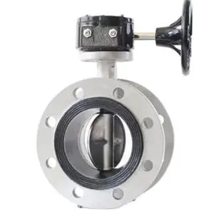 DN200 8-inch Manual, Pneumatic, and Electric Double-flanged butterfly Valve, with EPDM Stainless Steel Lever, for Water Medium