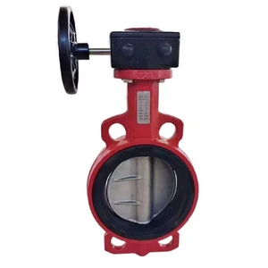 Turbine Wafer butterfly Valve Turbine Centerline butterfly Valve Turbine Ductile Iron Wafer Type butterfly Valve