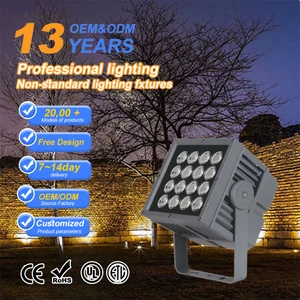 Outdoor LED Flood Light IP65 Waterproof Super Bright Bridgelux Chip Security Spotlight for Garden Yard