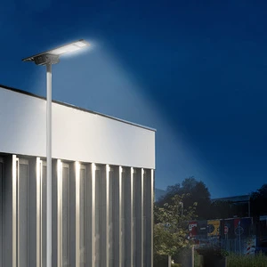 Integrated Solar Powered LED Street Light Full Power Range 40W-150W High Lumens Pole Lamp for Projects