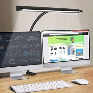 LED Table Lamps Dimmable Longer Head Desk Lamp Computer Monitor Light USB Reading Table Lamp Office Study Working Folding Lights
