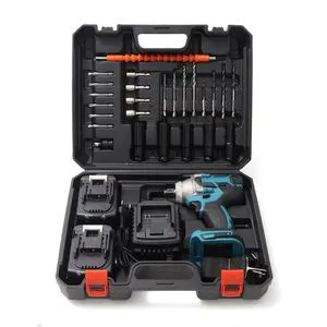 21V Lithium Battery Brushless Impact Drill DIY Combination Kit Power Drill Set Home Industrial