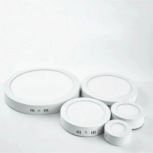 Aluminum Round Square LED Panel Light Surface Mounted AC85-265V for Indoor Use in Bedrooms Offices Shops & Markets
