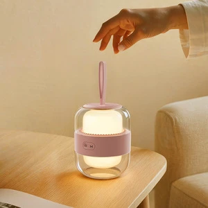 Indoor Rechargeable LED Table Lamp For Kids Eco-Friendly Simple Design RGB Adjustable Lighting Portable Desk Lamp With Dimmer
