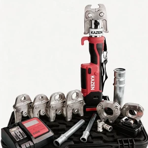 Kz ce Pro Press Plumbing Copper Pipe Tool Hydraulic Hvac Crimping Tools Plastic Box