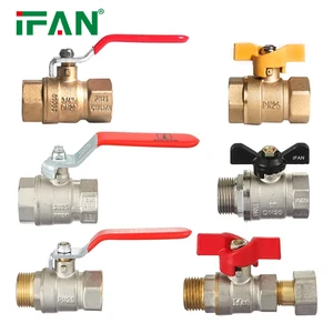 Free Sample Full Port 2 Way Brass Ball Valves Water Gate Valve 1/2