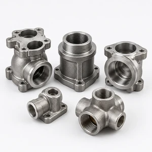 Custom Sand Casting Stainless Steel Brass Copper Aluminum Metal Parts OEM Valve Body Pipe Fittings Fast Delivery