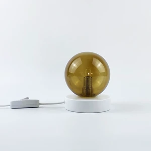 Home Minimalist Study Bedroom Bedside Lamp Glass Light Luxury Decorative Table Lamp