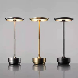 Modern IP54 Waterproof Bottle Table Lamp USB Rechargeable Cordless RGB Changing Color Led Table Lamp for Restaurant Bar Clubs
