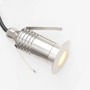 Mini IP67 Waterproof Recessed Inground Uplight Outdoor Landscape Ground Buried Lamp LED Underground Light