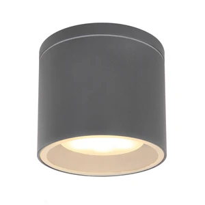Modern Mini Landscape Plastic IP44 Glass Shade GX53 Warm White 600 Lumens Outdoor Ceiling Light Surface Mounted
