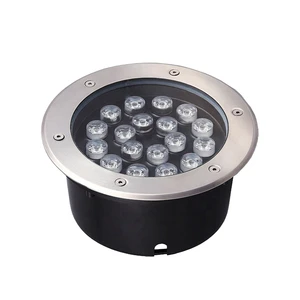 IP67 Outdoor LED Buried Light 12-24V 100-277V RGB Recessed Spot Inground Floor Lamp for Garden Stair Square GU10 MR16