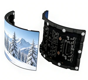 Indoor Creative Installations Slim Flexible LED Module P1.8 P2 P2.5 P3 Soft LED Display Panel