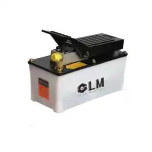 70Mpa Foot-Operated Air Hydraulic Pump with 1.6L Steel Tank & Single Acting Cylinder Auto-Lift System