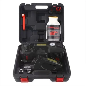Popular Hot Selling 5 Ton 12V Electric Hydraulic Car Jack Impact Wrench Popular Vehicle Emergency Repair Tool Kit