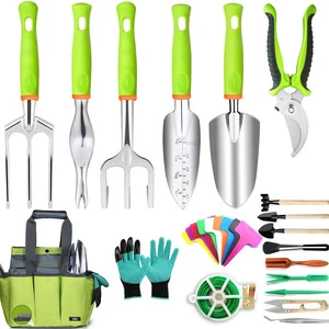 Gardening Planting Tool Set Flower Pruning Shears Potted Plants Pruning Garden Weeding Rake Garden Hand Supplies Tool Bag Set