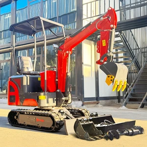 New Mini Electric Excavator 1 Ton 2 Ton Excavators Small Digger Kubota Engine Multi Purpose Farm Bagger Mini Excavator 3.5Ton