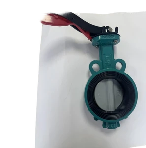 Drucker Aluminum Handle Ductile Iron Wafer Butterfly Valve DN50-DN600 for Water/Air/Oil/Gas/Chemicals Hydraulic/Pneumatic/Manual