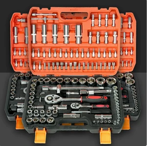 108 Piece Set of Batch Head Hardware Wrench, Auto Parts, Auto Repair Machinery Maintenance Tool Set
