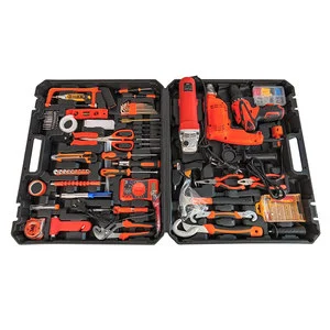 Power Tool Set with Electric Drill Grinder Manual Tools for Home Industrial Use