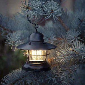 Vintage Edison Mini LED Lantern Light Adjustable Compact Outdoor Essential Gear for Camping & Hiking