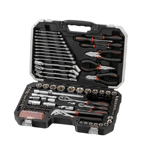 124 PCS Complete Mechanics Tool Set With Limit Switch Tools Box Set