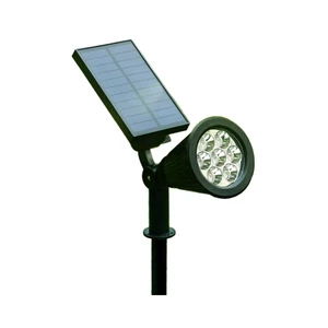 Solar Lawn Light Outdoor Waterproof Garden Lamp LED Landscape Spotlight IP44 ABS Material 4 LED Light Sensor Control 120 Beam