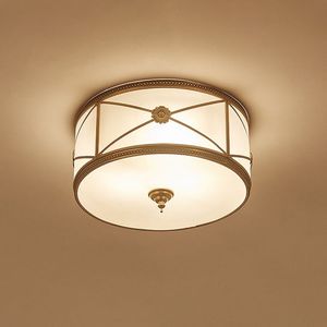 Modern Brass Ceiling Light Luxury Home Decorative Lighting Antique Brass Ceiling Lamp Vintage Style Hanging Ceiling Light
