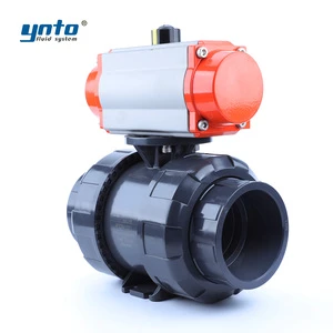 Customizable Motor HDPE Control UPVC Ball Valves DN10 Pneumatic Actuators For Water Presses Way PNHP Ball OEM General