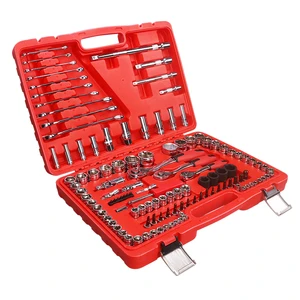 GATmatic Professional Mechanics Auto Repair Tool Box Set Hand Workshop Tools Including Car Ratchet Wrench Socket Screwdriver