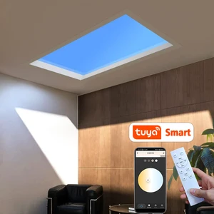Skylight Roof Window Blue Sky Cloud Ceiling Artificial Led Natural Artificial Light Sunlight Panel Light