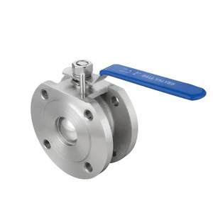 American Standard Wafer Type Stainless Steel Flange Manual Ball Valve for Water Oil Industrial Use OEM Available ISO9001 CE