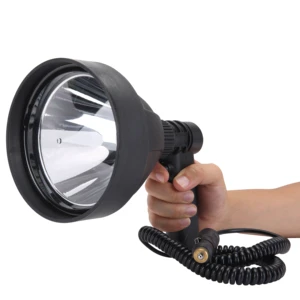 Hot Led Cigarette Lighter Powered Light Powerful Handheld Spotlight For Hunting