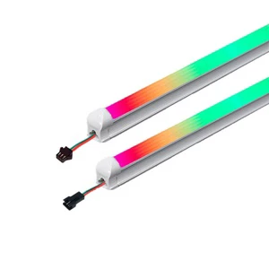DC12V RGB LED Tube Light Smart APP Voice Control 4ft/8ft Aluminum Body IP33 Rated 90 CRI Dimmable 50000 Hours 3-Year Warranty