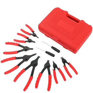 Cross-Border Exclusive 11-Piece High Carbon Steel Circlip and Snap Ring Pliers Set for Auto Repair Hardware Tools