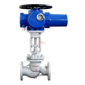 ANSI 150LB 304 316 Stainless Steel JIS 10K 1.6mpa WCB Explosion-proof AC380V Motorized Rising Stem Electric Flanged Globe Valve