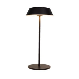Modern Luxury Cordless LED Table Lamp Aluminum Body Rechargeable Home Decor Desk Light for Restaurant Battery Powered