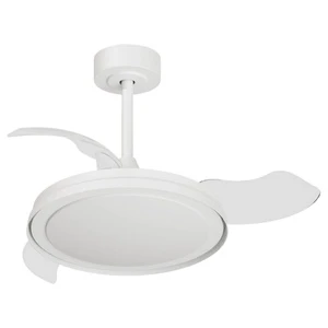 Modern minimalist living room decoration ventilator, bedroom LED light, retractable ceiling fan with lights