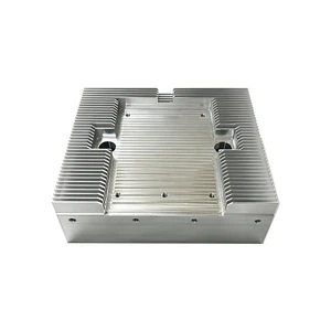 Large Flat Base Multi-direction Fin Extruded Aluminum Heatsink Custom Special Shape Thermal Sink For Power Supply Drive Module