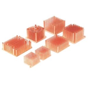 China Suppliers Pin Fin Copper Heat Sink Photo,Large Copper Heatsink,Copper Pipe Heat Sink