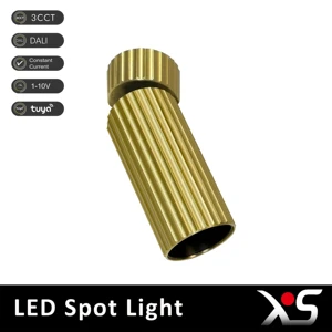 Adjustable Modern LED Aluminum RGB Lighting 6000K Glass Cover 220V AC Powered Ceiling Spotlights for Living Room
