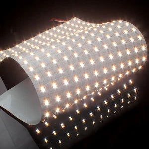 LED Flex Sheet Panel Light Cuttable Backlight 24V 28W 3000K RGB CCT PCB Thin 18.90 9.45 Inch Marble Countertop