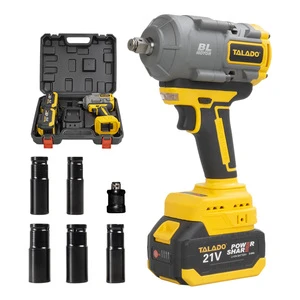 High Performance Brushless 21V Impact Wrench 1100Nm Max Torque Lithium-Ion Battery Heavy Duty Truck Tire Power Tool