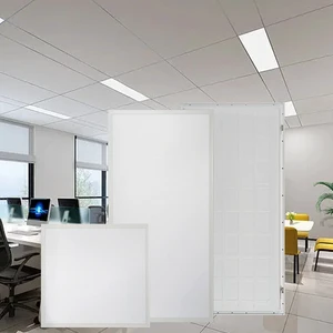 Ultra Thin 2ft 4ft 20w 30w 40w 50w Stainless Steel Office Building Recessed Ceiling Lights Led Panel Light