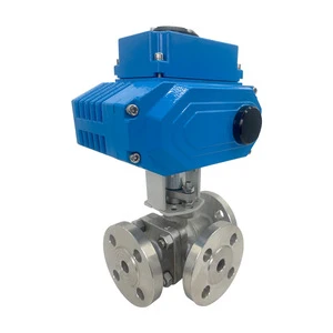 Electric Ball Valve High Temperature and High Pressure Steam Explosion-Proof Stainless Steel Flange Ball Valve