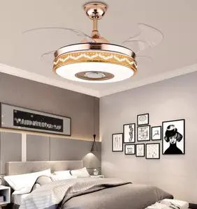 Multifunctional Lightweight Lamp the Pattern Glass Covers for Ceiling Fans with Lights