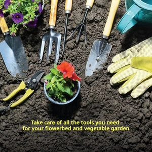 Outdoor Garden Tool Kit Flower Gardening Set Women's Cute Gift DIY Heavy Duty Carbon Steel Gardening Tools