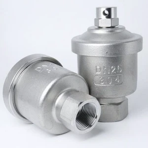 Food Grade Sanitary Stainless Steel Manual Male Threaded Air Vent Valve 1/2 In Port Size Customizable